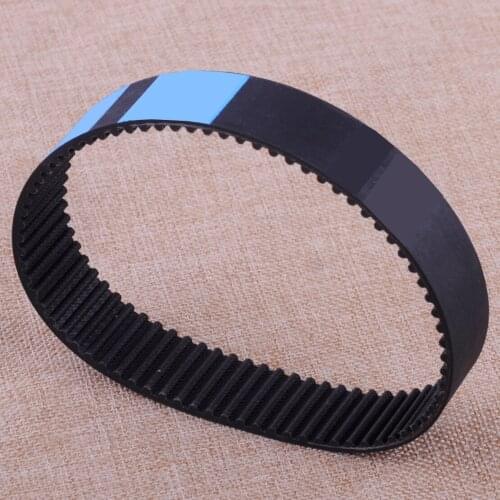 LETAOSK Black HTD375-5M 75 Teeth 5mm Pitch Rubber Cogged Industrial Timing Belt 375mm