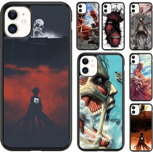 MaiYaCa Shingeki no Kyojin Colossal Titan Phone Case Cover For iPhone SE 6 6s 7 8 plus X XR XS 11 12 pro max Galaxy S9 S10 shell