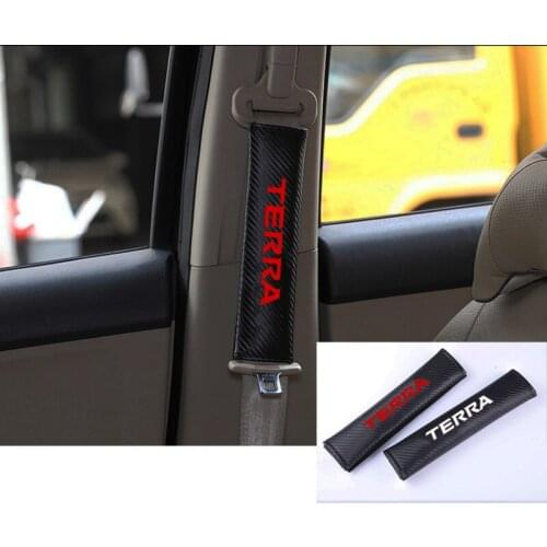 PU Fashion Car Seat Belt Cover Car Seat belt shoulder Pads for Nissan Terra