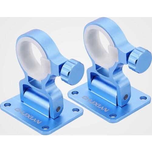 2pcs/set Folding Umbrella Holder Stand For Fishing Umbrella Bracket Umbrella Mount With Screw Fishing Accessories Red Gray Blue