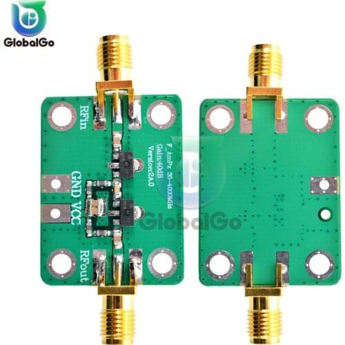 30-4000mhz 40dB 50Ω RF Wideband Amplifier Gain Low Noise DC Amplifier Board Module for FM HF VHFf/UHF DC 5V