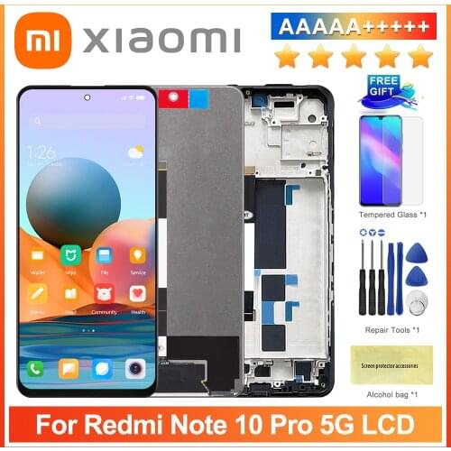 6.6''for Xiaomi Redmi Note 10 Pro 5G lcd display Touch Panel Screen Digitizer Replace For Redmi note 10Pro Display China version