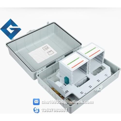 1/64 Fiber Optic Splitter Box Distribution Box for Wall or Pole Mounting PLC drawer