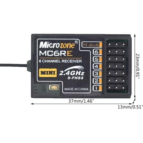 2.4GHz MC6RE Receiver 6-Channel Gyroscope Receiver MC6C Remote Control Receiver