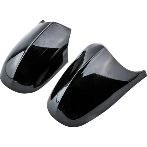 2Pcs M3 Style Mirror Cap Housing Gloss Black For BMW E90 E91 E92 E93 LCI DE Car Side Door Rearview Side Mirror Cover Cap