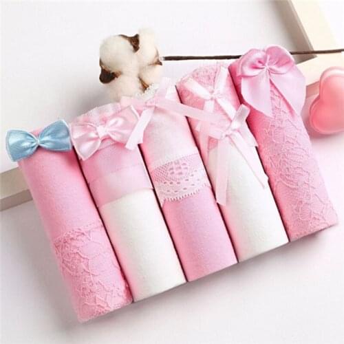 7 Pcs Cotton Underwear for Girls 2019 New Children Soft Panties Teenages Candy Color Briefs TWY-123-7P