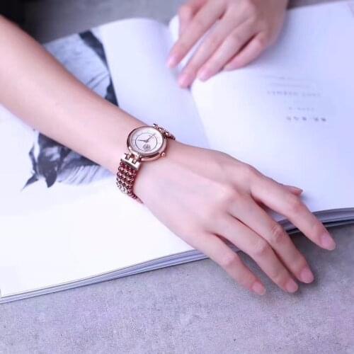 Natural garnet stone bracelet & 33mm watch DIY jewelry for woman waterproof watch for summer beach wholesale