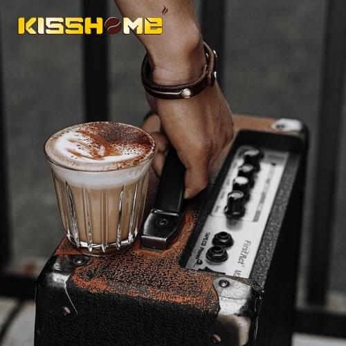 MHW-3BOMBER Wright Cup Coffee Glass Anti-Scald Several Capacities Barista Tools Accessories Latte Cappucciono Espresso Mug