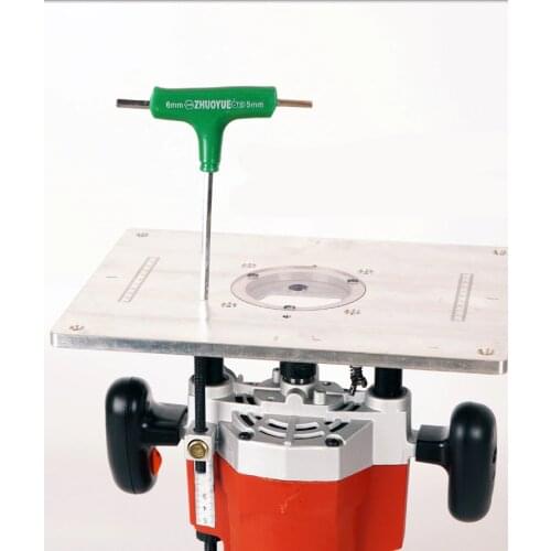 Electric wood milling trimming machine Flip Plate guide table Aluminum Router Table Insert Plate For Woodworking Work Bench