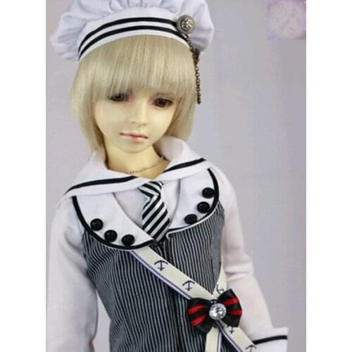Estartek NN051 1/3 1/4 Customized Full Hand Made Individual Sailors Suit for BJD SD DD Doll Action Figure DIY