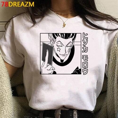 Hunter x Hunter Killua t-shirt summer top men ulzzang streetwear casual graphic tees top tees summer top ulzzang plus size