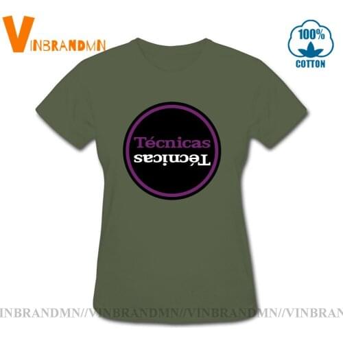 Techno DJ Music T-shirt Technics Turntable tshirt Tecnicas Bootleg Tee Tops Upside Down Design Technics Slipmat T shirt