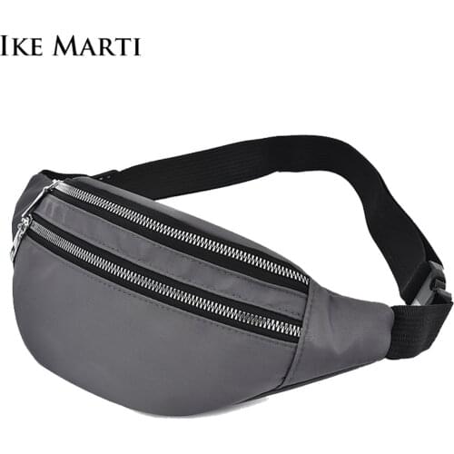IKE MARTI Waist Pack Women Fashion Waist Pack Casual Crossbody Chest Bags Unisex Hip Bum Bag Travel Belt Bag Sport Purse Pocket