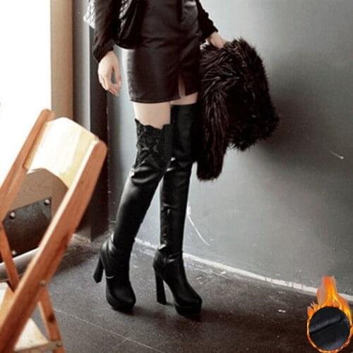 Женские высокие ботинки IKKB China At AliExpress