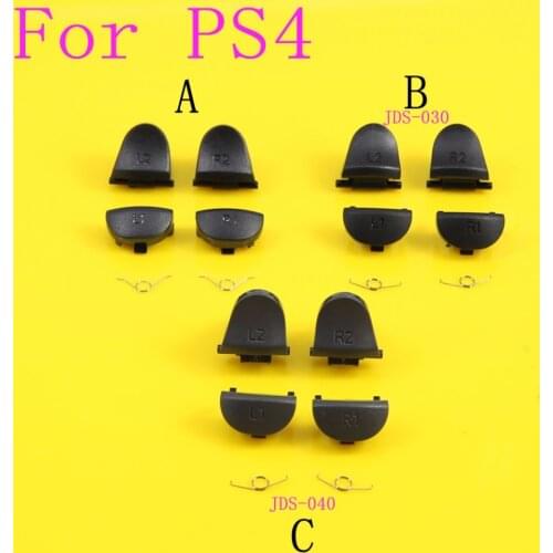 JCD Replacement JDS 030 JDM-030 JDS-040 For Playstation 4 Controller L2 R2 L1 R1 Springs For PS4 Gamepad Buttons set
