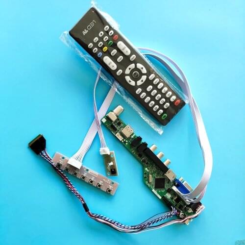 Kit for N156BGE-L31 15.6" HDMI USB Screen panel TV AV 1366X768 Controller board driver remote VGA 40pin LVDS LCD LED