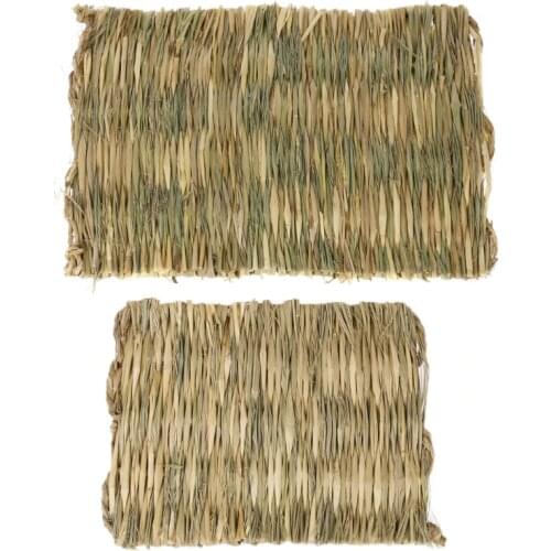 Rabbit Grass Chew Mat Small Animal Hamster Guinea Pig Cage Bed House Pad