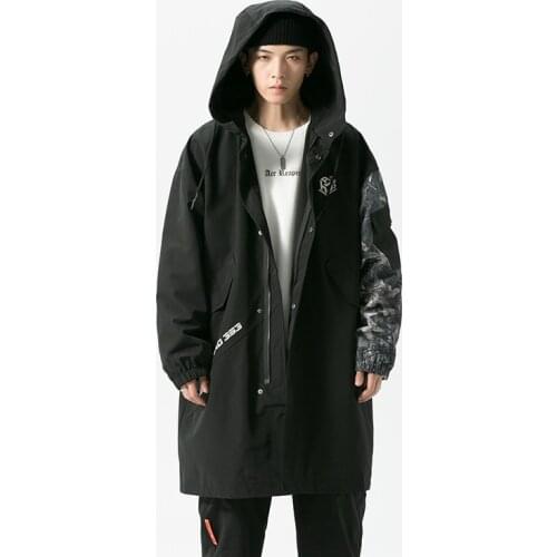 New Mens Jacket Autumn Spring Streetwear Tactical Bomber Windbreaker Jackets Men Hooded Hip-hop Pilot Windproof Coats