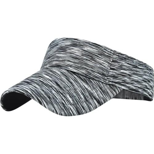 Summer Unisex Sun Cap Top Empty Golf Running Sunscreen Hat Women Men Sports Visors Striped Caps Dropshiping