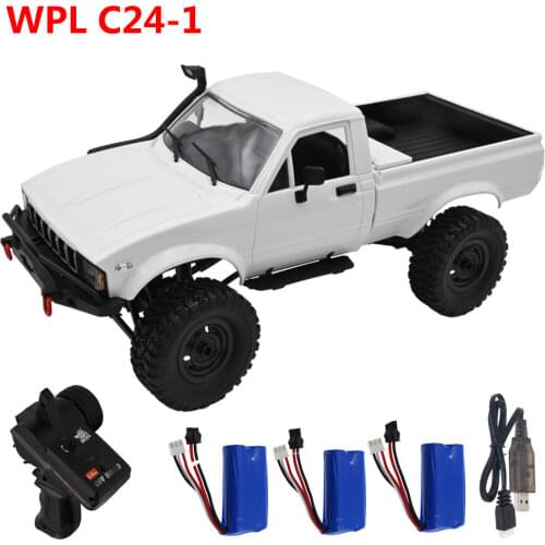 WPL C24 Upgrade C24-1 1:16 RC Car 4WD Radio Control Off-Road Car RTR KIT Rock Crawler Electric Buggy Moving Machine Cars gift