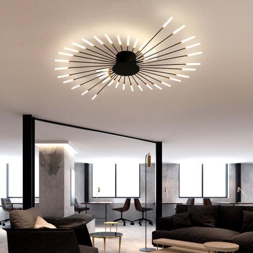 Firework Shape Ceiling Lamp New Led Aisle Light For Studyroom Bedroom Foyer Kitchen Indoor Lighting Villa Apartment Chandelier