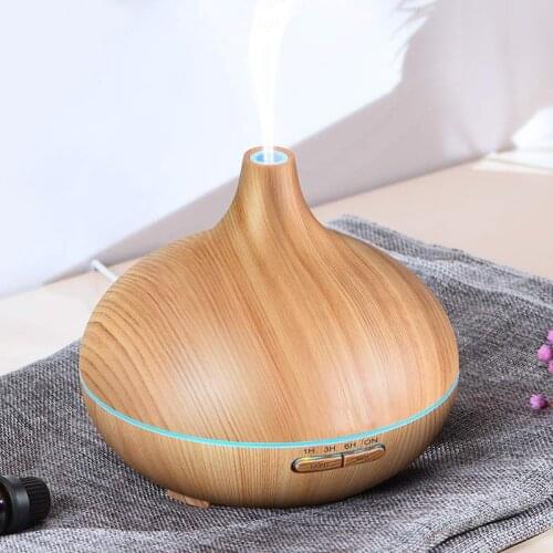 USB Air Humidifier Aroma Diffuser remote control 7 Colors Changing LED Lights cool mist maker Air Purifier for Home 400ML