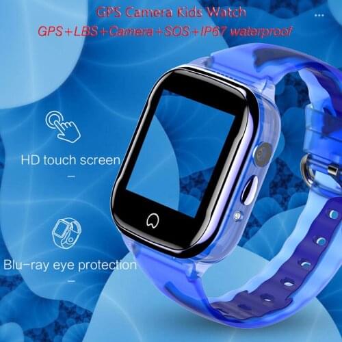 Waterproof SOS Phone smartwatch GPS Child Charger SIM card camera smartwatchTouch screen camera is deeply waterproof
