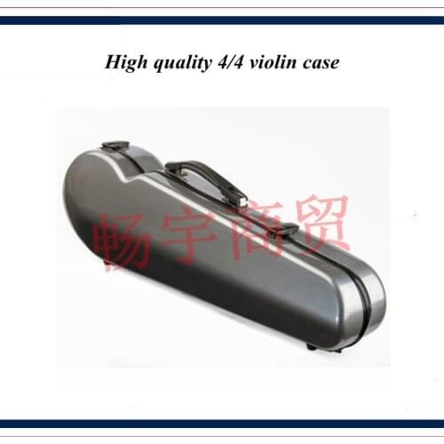 High quality Professional violin case 4/4 FRP carbon fiber silver gray Fashion style violin parts violin accessories 009