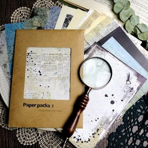 YPP CRAFT Vintage Design Paper Packs for Scrapbooking DIY Projects/Photo Album/Card Making Crafts