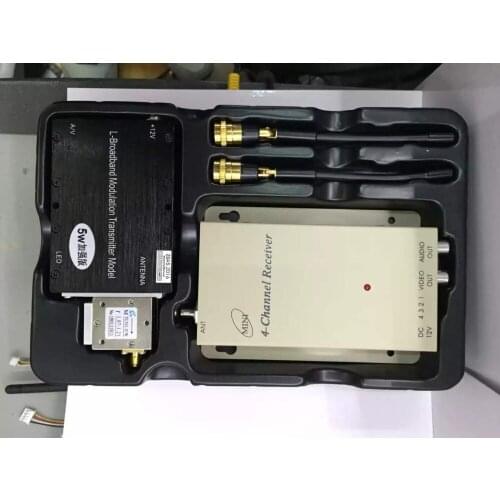 1.2G 5W 5000mW Wireless Audio Video AV Camera Transmitter Gain VER 4Ch