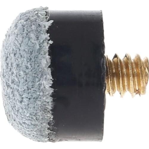 10Pcs 13mm Screw-On Pool Cue Tips Cowhide Replacement Kits Spare Parts For Snooker