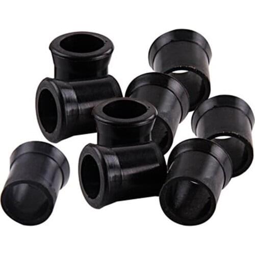 Lots 10pcs Black Rubber Tobacco Pipe Tip Grips Tobacco Smoking Pipe MOUTHPIECE BITES Smoking Pipe Clean Accessory Cleaner Tools