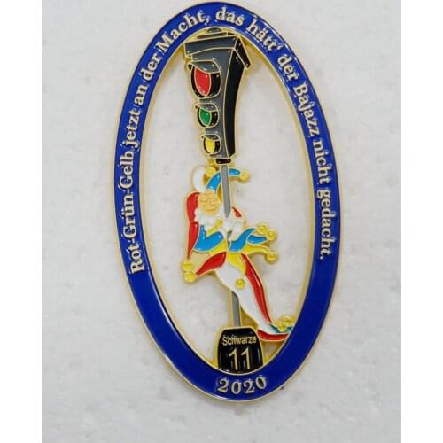 2020 with cut out medal ,gold plated