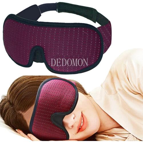 3D Sleeping Mask Block Out Light Soft Padded Sleep Mask For Eyes Slaapmasker Eye Shade Blindfold Sleeping Aid Face Mask Eyepatch