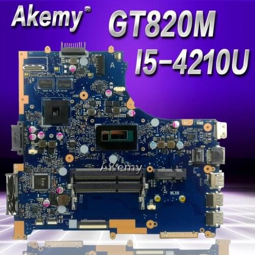 Akemy For Asus PU451LD PU451 PU451L Laptop Motherboard i5-4200U 1G video memory PU451LD motherboard REV2.0 100% tested