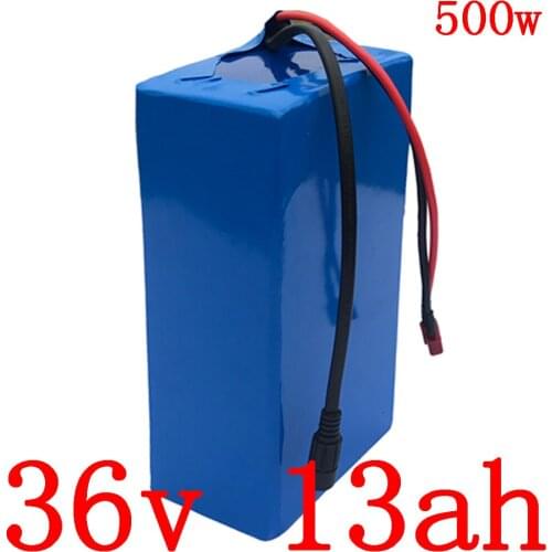 36V battery pack 36v 13ah electric bike battery 36V 15AH lithium ion battery for 36V 250W 350W 500W ebike motor with 2A charger