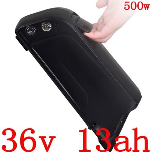 36V 250W 350W 500W ebike battery 36V 13AH electric bike battery 36V 10AH 13AH lithium battery with 42V 2A charger free duty