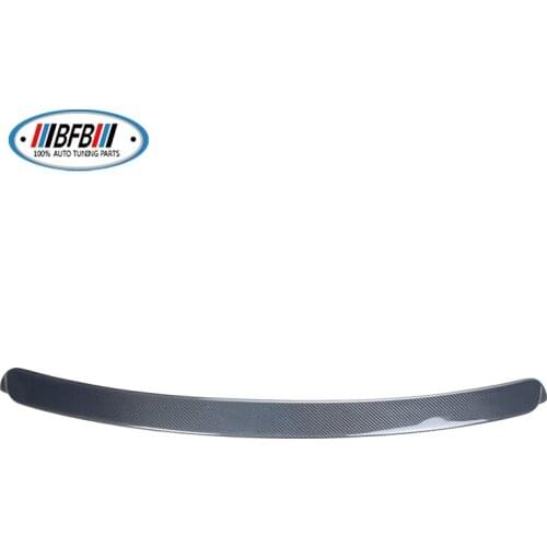 BFB 1PCS Carbon Fiber Tail Wing Roof Spoiler Trunk Wings Fit For BMW 3 Series E46 4 Doors Sedan Car