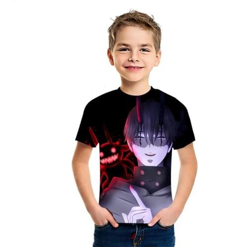 Black Clover Anime New 3D Print Childrens Summer T-Shirt 2021 Boys' Fashion Versatile Short Sleeve Girls' Personalized Top