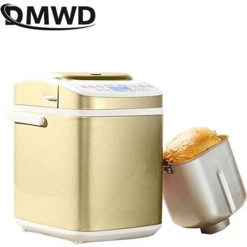 DMWD Home Intelligent Bread Machine Automatic Bread Maker Coffee Roaster DIY Milk Shake Jam Yogurt Cake Maker 21 Menus 220V