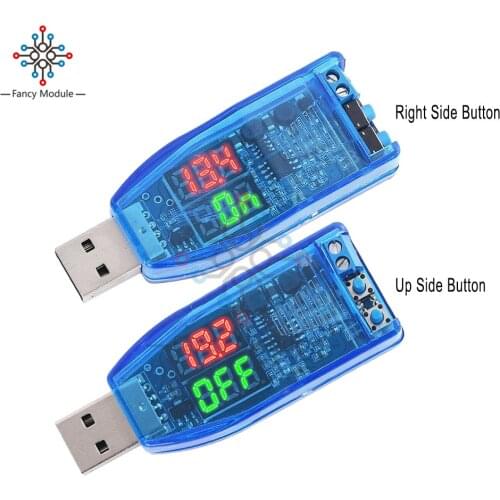 Dual LED Digital Display DC-DC DC 5V to 1.2V-24V USB Step Up Down Buck Boost Converter Power Supply Module Voltmeter Ammeter