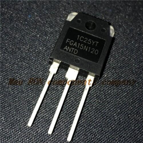 5PCS/LOT FGA15N120 FGA15N120ANTD TO-3P 15A1200V IGBT Tube Induction Cooker Power Tube New
