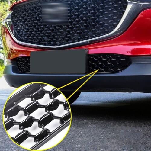 Racing Grill Under Bumper Carbon Surface Refit Accessories Mesh Front Grill For Mazda CX30 CX-30 2020