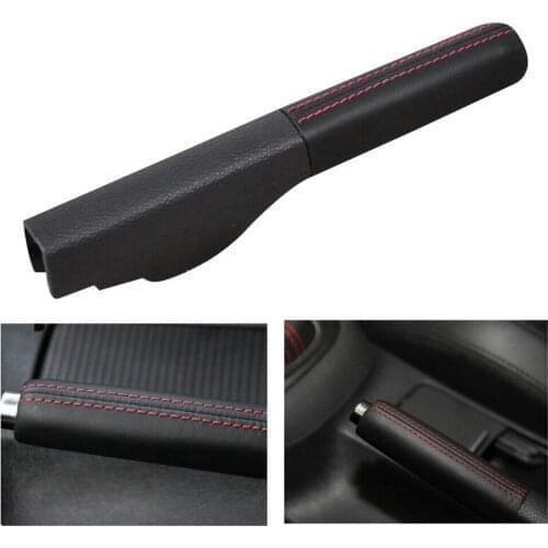 Car Leather Handbrake Parking Handle Cover Replacement for Jetta Golf Rabbit EOS MK5 MK6 1KD 711 461A