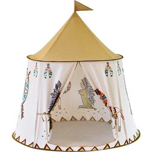 Little Lion Indian Indoor Toy Princess Prince Baby Children Tent Play House Kids Activity Toys Cute
