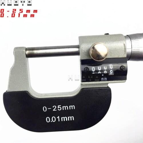 Micron Outside micrometer 0-25MM 0.001mm calibration micrometer thickness caliper gauge measuring tool