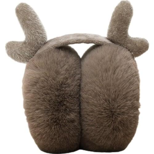 Fashion Plush Feel Female Winter Earmuff Warm Ear Muffs Headphones Shape Girls Earmuffs Earphone Shape Ear Warmers