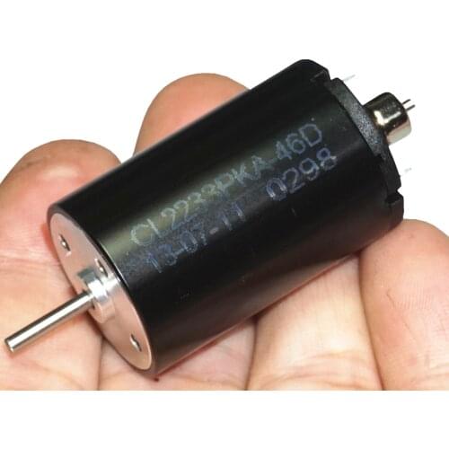 22mm strong magnetic coreless motor Mute High torque 12V-24V Direct current 2233 long shaft hollow cup motor
