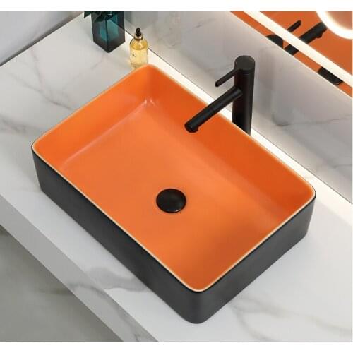 Bathroom Hotel Sink Art Basin Above Counter Mounting Single Bowl White Wash Basin 533714