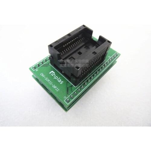 Original TI IC Test Seat SOP32/DIP SOIC32 Burning Programm 450MIL RAM Socket Adapte